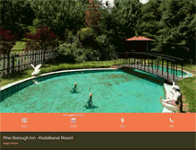 Tablet Screenshot of pineboroughinn.com